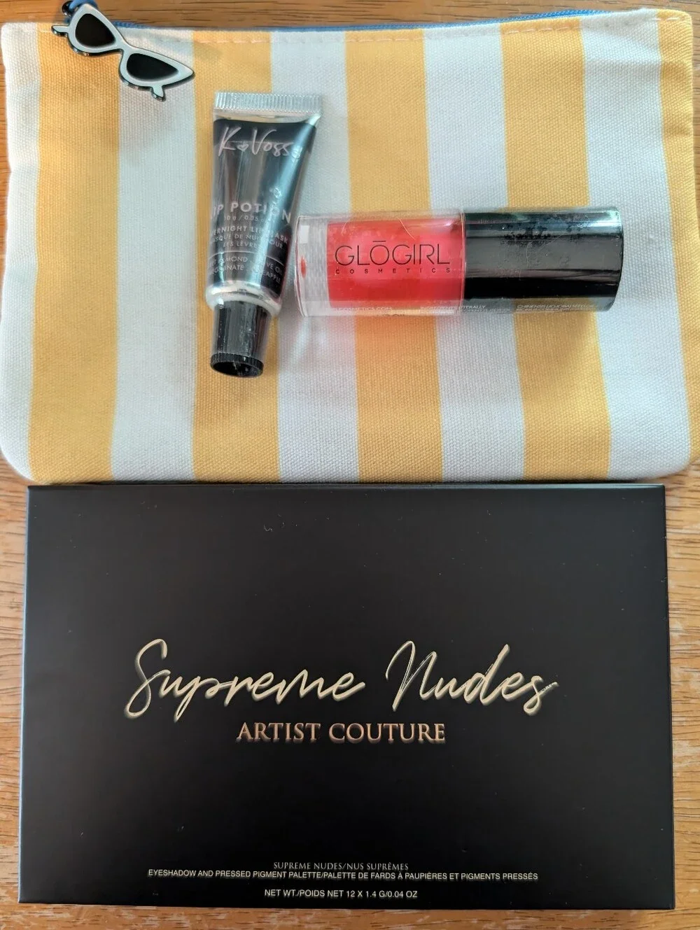 Artist Couture Supreme Nudes Pallet , Lip Potion And Plumping Lip Oil Bundle